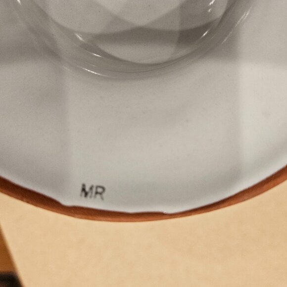 RARE MACKENZIE CHILDS ARGYLE PLAID AURORA CERAMIC GLOBE STORAGE CANISTER JAR - Picture 12 of 16